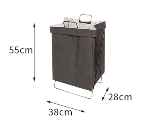 Foldable fabric hamper household bathroom clothes storage laundry large storage basket