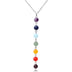 Chakra Gem Stone Beads Pendant Necklace - Minihomy