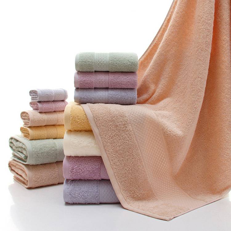 Pure cotton thickened bath towel