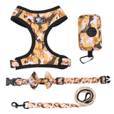 Printed Chest Harness Set Dog Rope Pet Supplies