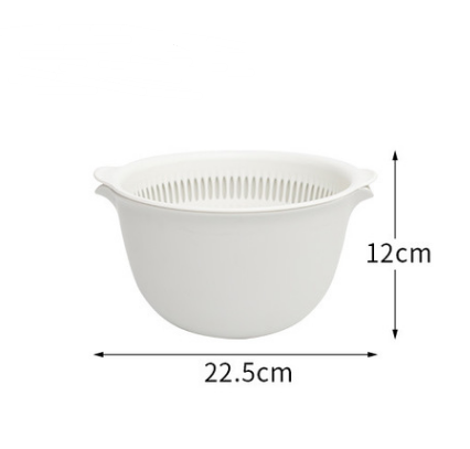 Double sink dish drain basket kitchen panning wash fruit basket