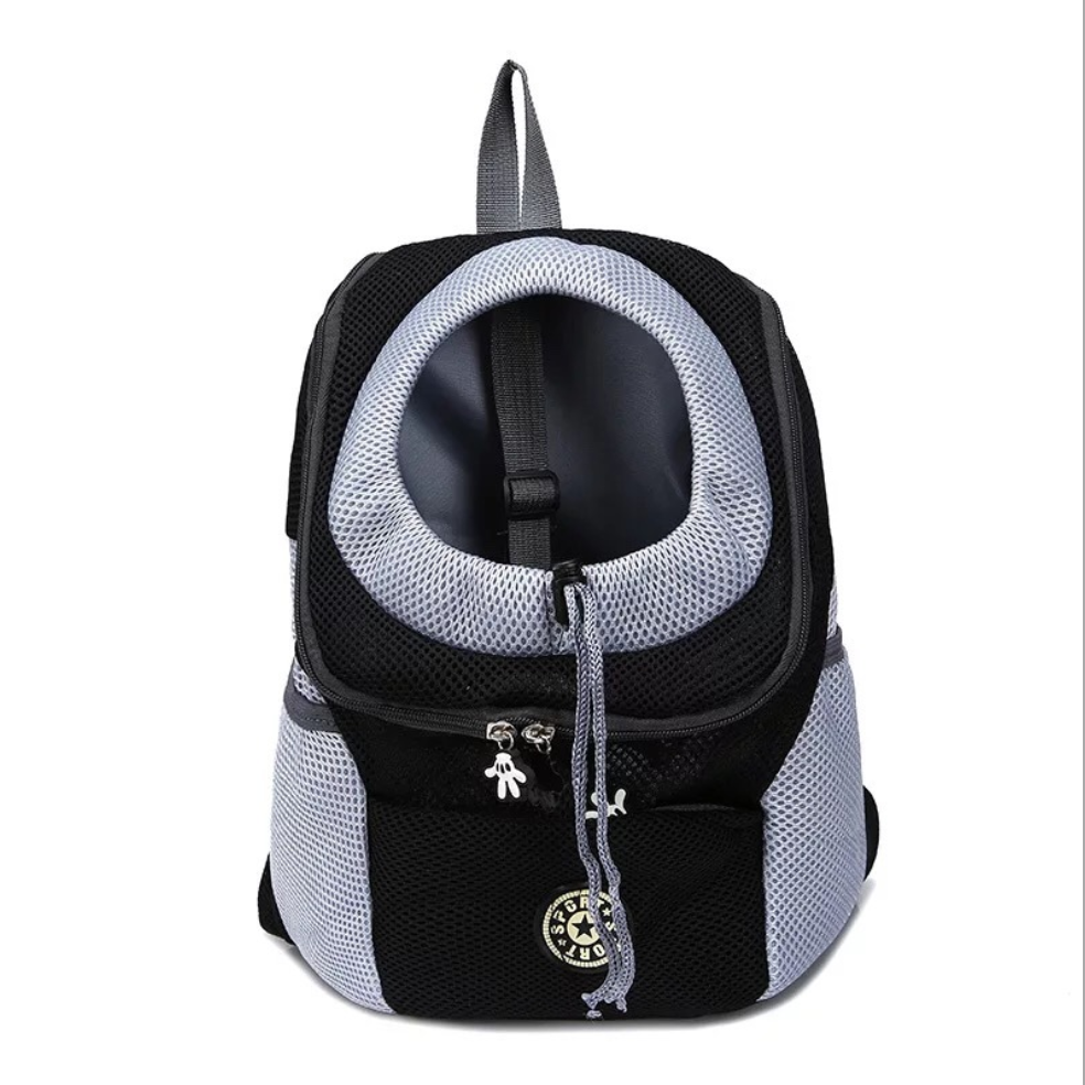 Pet Dog Carrier Carrier For Dogs Backpack Out Double Shoulder Portable Travel Outdoor Carrier Bag Mesh - Minihomy