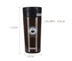 304 stainless steel vacuum coffee cup business bouncy mug - Minihomy