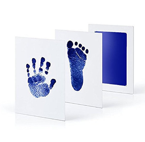 Non-toxic and wash-free baby ink watermarking oil fingerprints and footprints kit family souvenirs