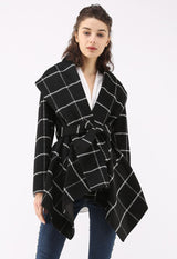 Woolen coat autumn and winter women's Plaid