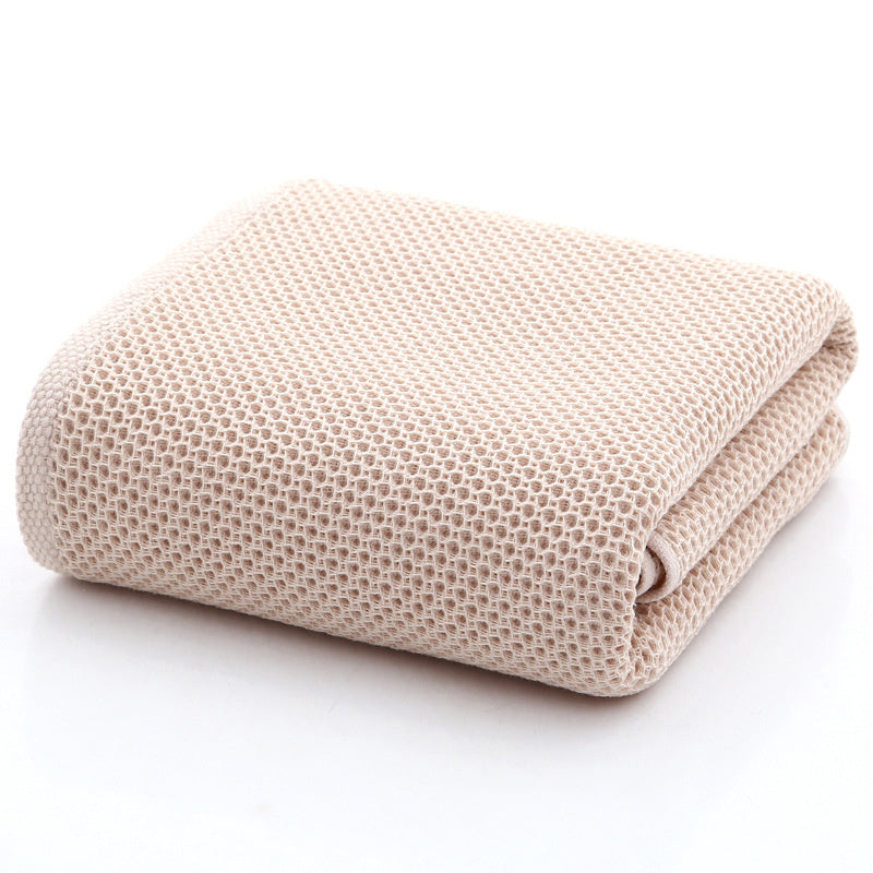 100% cotton honeycomb face towel