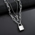 Padlock  key necklace - Minihomy