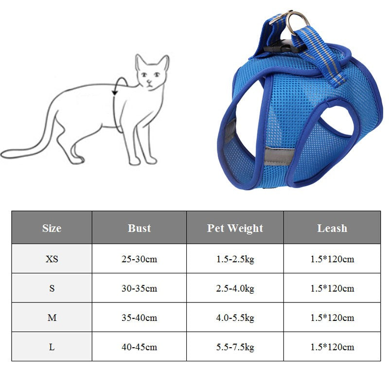 Anti-Strike Cat Traction Cat Harness - Minihomy