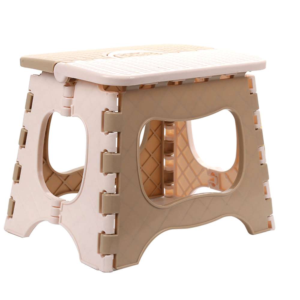 Children's Bathroom Small Bench Portable Plastic Folding Stool - Minihomy