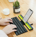 Outdoor Office Portable Folding Wireless Reel Keyboard - Minihomy