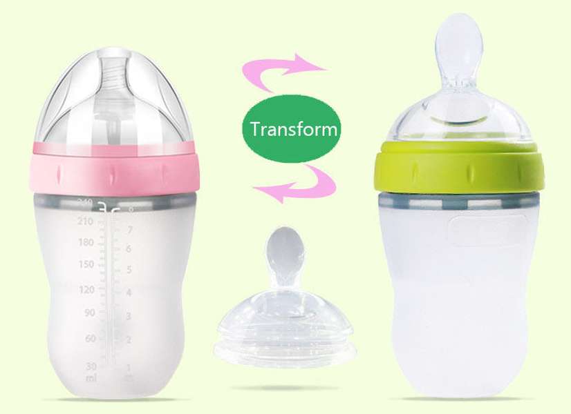 Baby's bottle with spoon - Minihomy