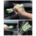 Double head with rag blinds cleaning brush household dusting brush dashboard keyboard brush - Minihomy