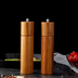 Household Manual Acacia Flower Pepper Grinder Seasoning Bottle