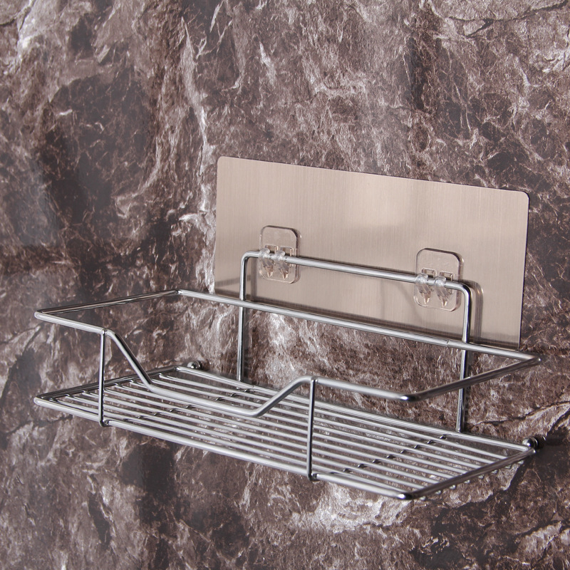 Wall-Mounted Racks, Kitchen, Bathroom And Toilet Toiletries, Seamless Racks, Viscose Wall-Mounted Kitchen Adjustable