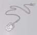 Xingyue Square Necklace Adjustable Length 925 Silver With Micro Diamonds