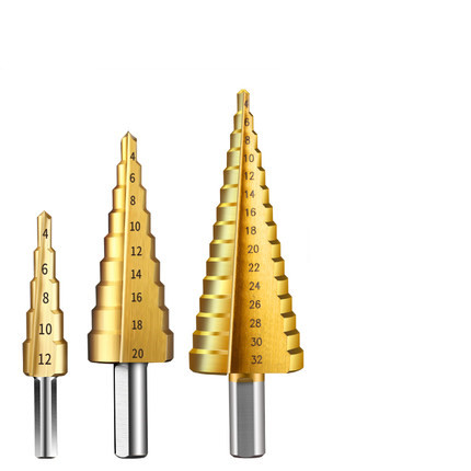 Pagoda drill bit universal metal reaming stainless steel special hole opener - Minihomy