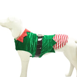 Christmas Clothes Green Elf Pet Dog Costume