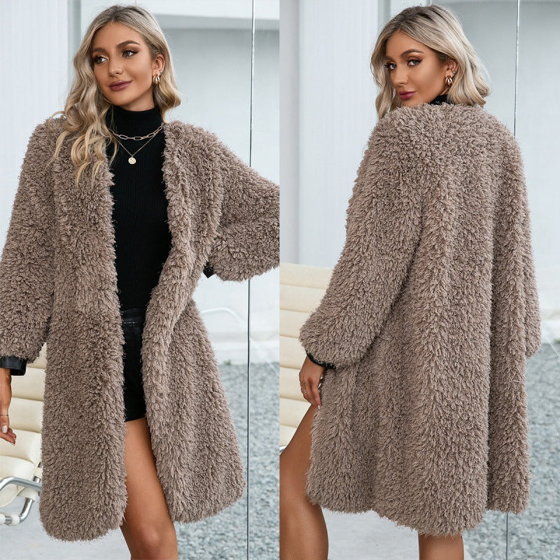 Loose Casual Mid-length Coat