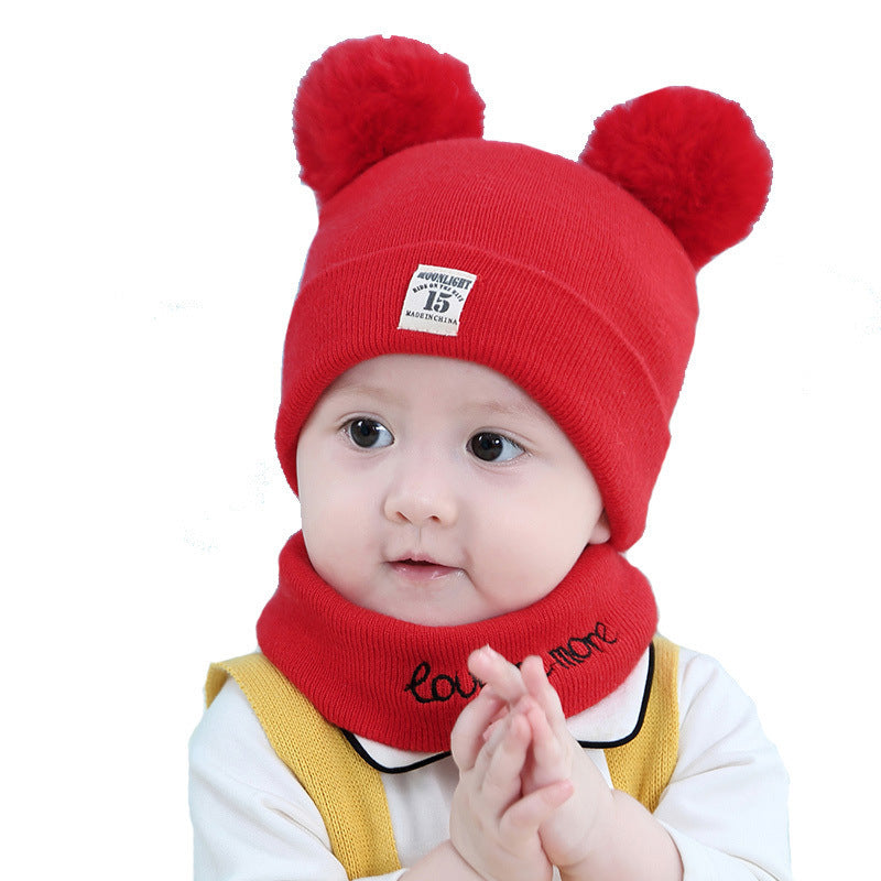 Children Baby Autumn Winter Girls wool Hat For Kids Toddler - Minihomy