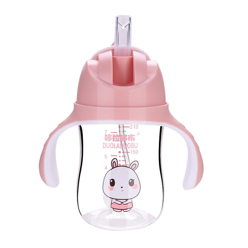 Straw Cup Baby Water Cup Drinking Milk Bottle Baby Children Learn To Drink Cup