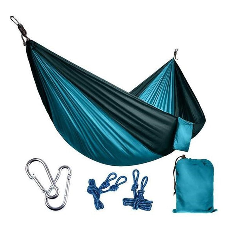 Backpacking Hammock - Portable Nylon Parachute Outdoor Double Hammock - Minihomy