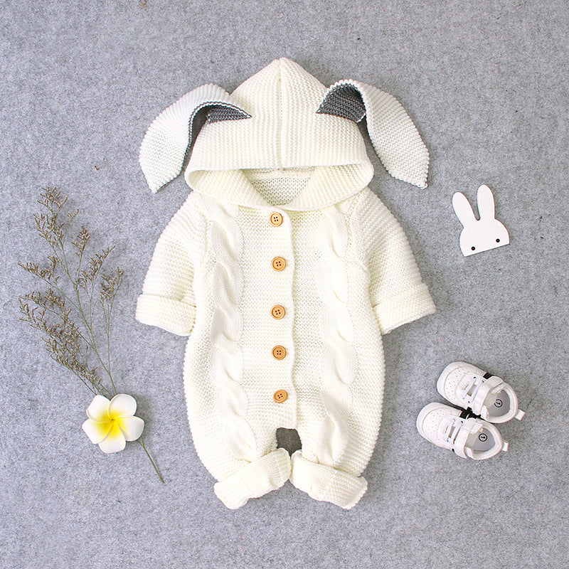 Baby knitted romper - Minihomy