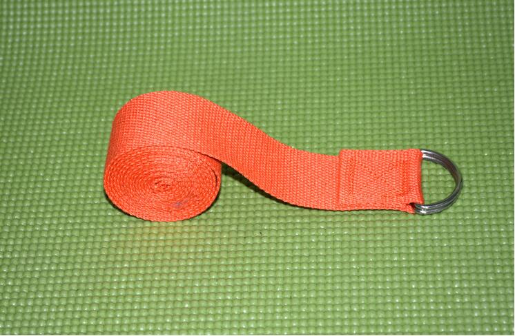 Yoga rope stretch with cotton yoga tension band