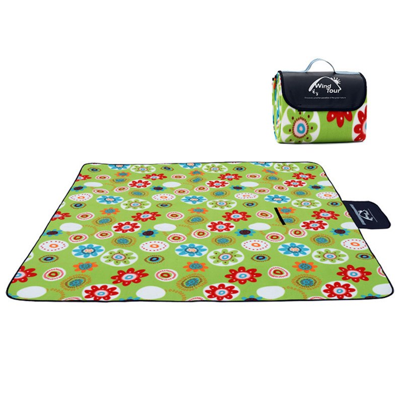 Outdoor Picnic Mat Camping Baby Climb Plaid Blanket Beach Waterproof Moistureproof Picnic Blanket