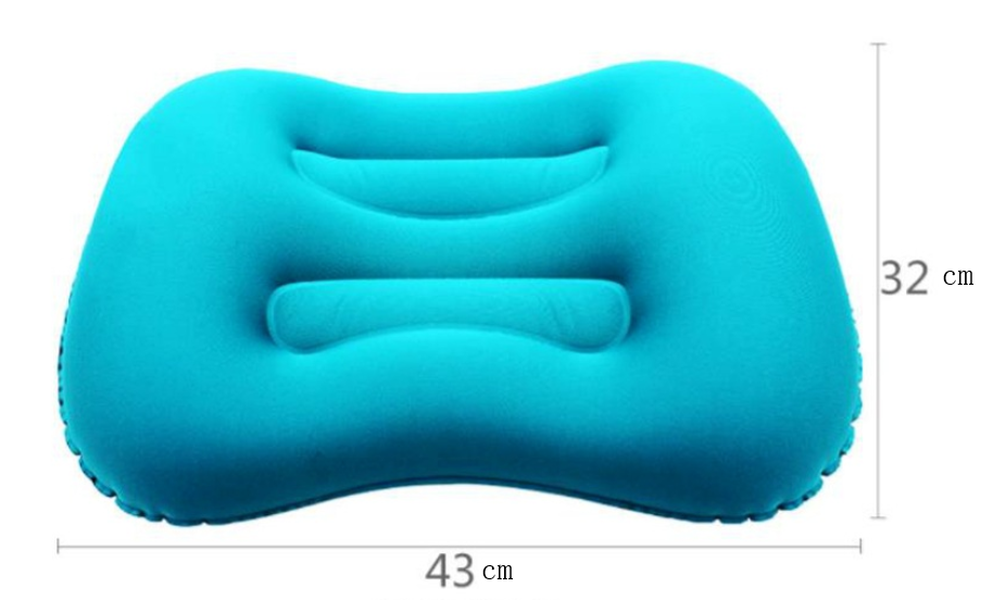 Inflatable pillow press  portable travel cushion - Minihomy