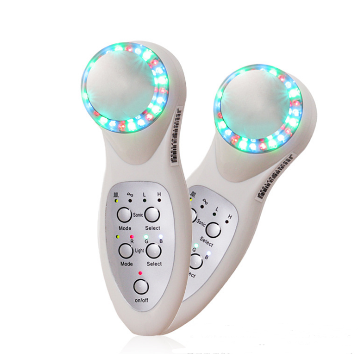 Ultrasonic color beauty instrument