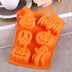 Halloween Pumpkin Cakes Silicone Mold Bald Cake Chocolate Jelly Mold Decorations - Minihomy