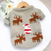 Pet christmas sweater Coat Sweater Gray Cotton Knit - Minihomy