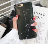 Compatible with Apple, Luxury marble phone case for iPhone 7 case for iphone X 7 6 6S 8 Plus 6S case cover XR XS MXA silicon case - Minihomy