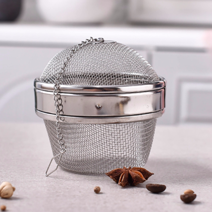 Kitchen stainless steel seasoning ball