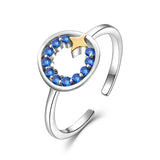 Ladies 925 Sterling Silver Star Ring - Minihomy