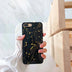 Simple Platinum Marble Soft  Phone Case 6 7 8 Plus Protective Cover - Minihomy