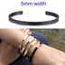 4MM C-shaped ladies bracelet with lettering - Minihomy