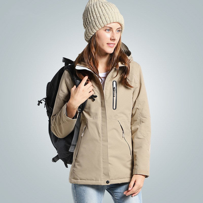 Outdoor heated charge padded jacket Men and Women - Minihomy