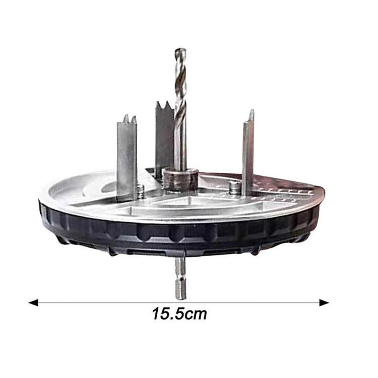 Adjustable Punching Saw Adjustable Cutting Diameter 45-130MM Easy And Fast Hole Opener Smooth Cutting Woodworking Tools - Minihomy