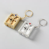 Mini HOLY Bible Keychain Religious Christian Jesus Cross Key Chain Women Prayer God Bless Gift Souvenirs Keyring - Minihomy