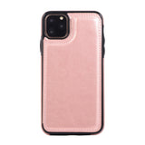 Apple-Compatible Cell Phone Shell: Rear Cover Protective Leather Case