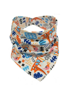 Baby Bibs Waterproof Triangle Cotton Cartoon Child Baberos Bandana Bibs