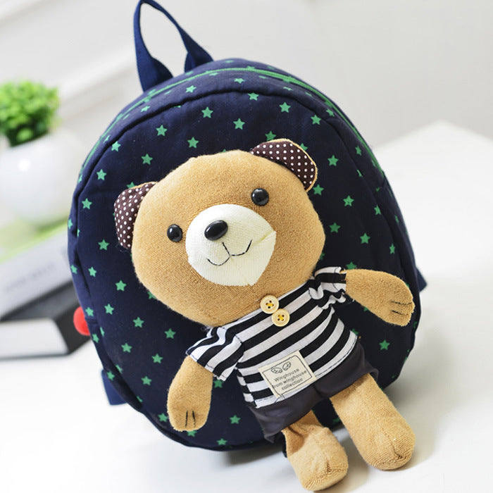 Cute Baby Backpack Anti-lost Bear Cartoon