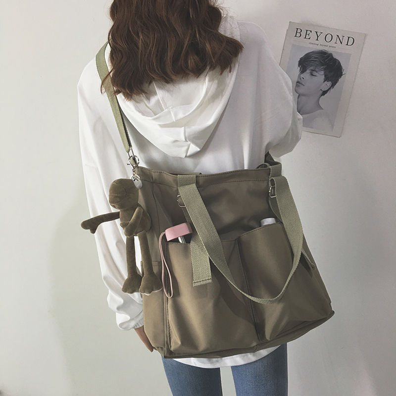 Waterproof Bag Large Capacity Canvas Messenger Shoulder