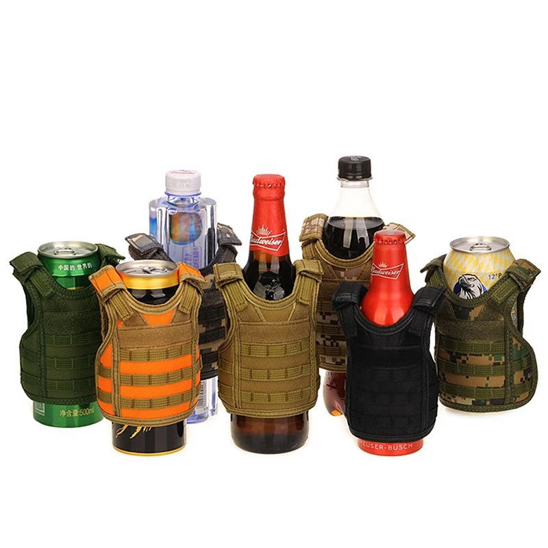 Mini Vest Christmas Gift Bar Decoration Canned Drink Bottle Set - Minihomy