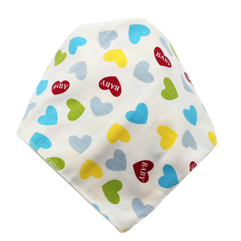 Baby Bibs Waterproof Triangle Cotton Cartoon Child Baberos Bandana Bibs