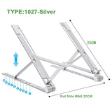 X Style Adjustable Foldable Aluminum Laptop Stand