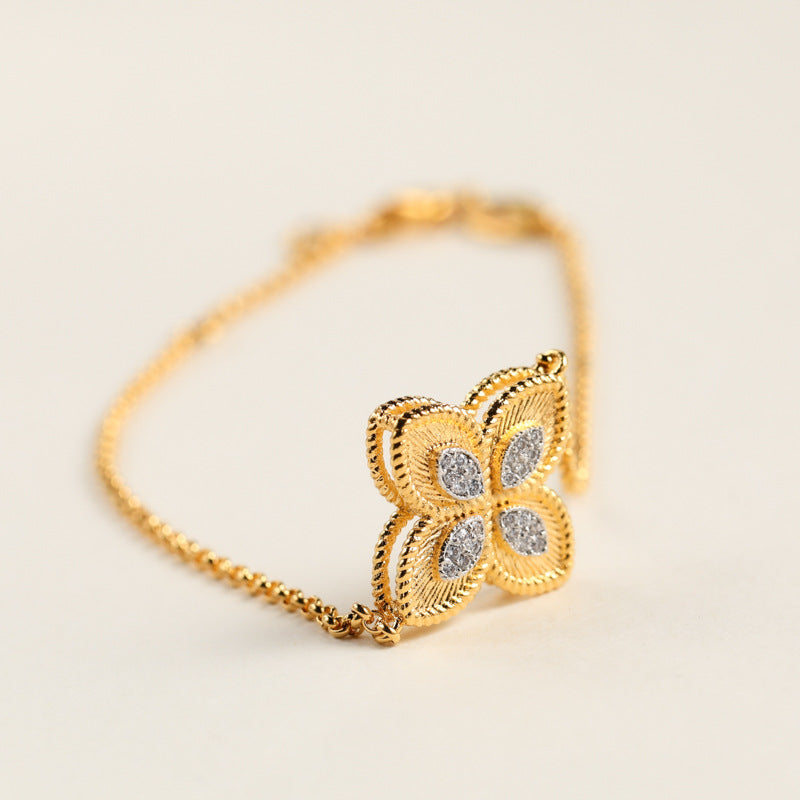 Gold bracelet female intellectual elegance - Minihomy