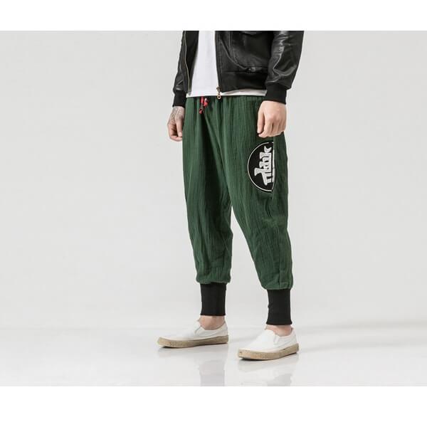 Men Casual Sweatpants Chinese Style Harem GUHSI PANTS