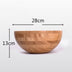 Wooden salad bowl